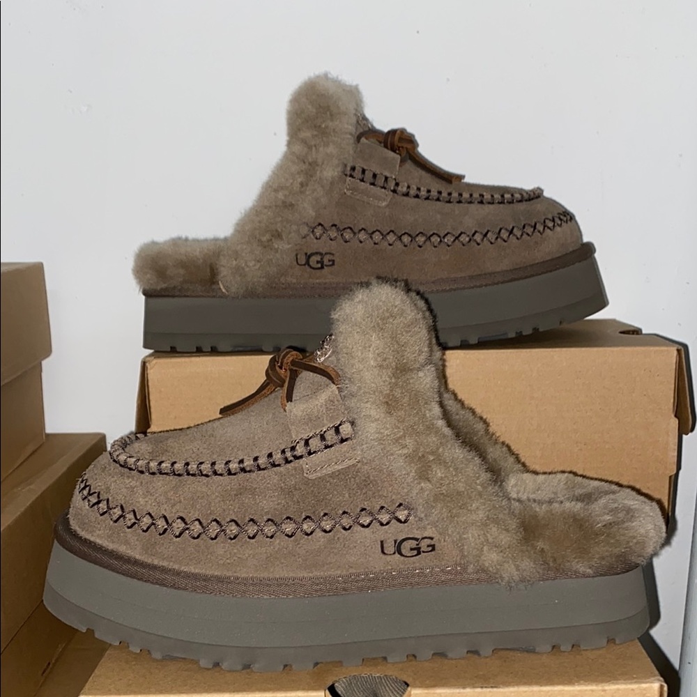 UGG Brown Sheepskin Slippers
